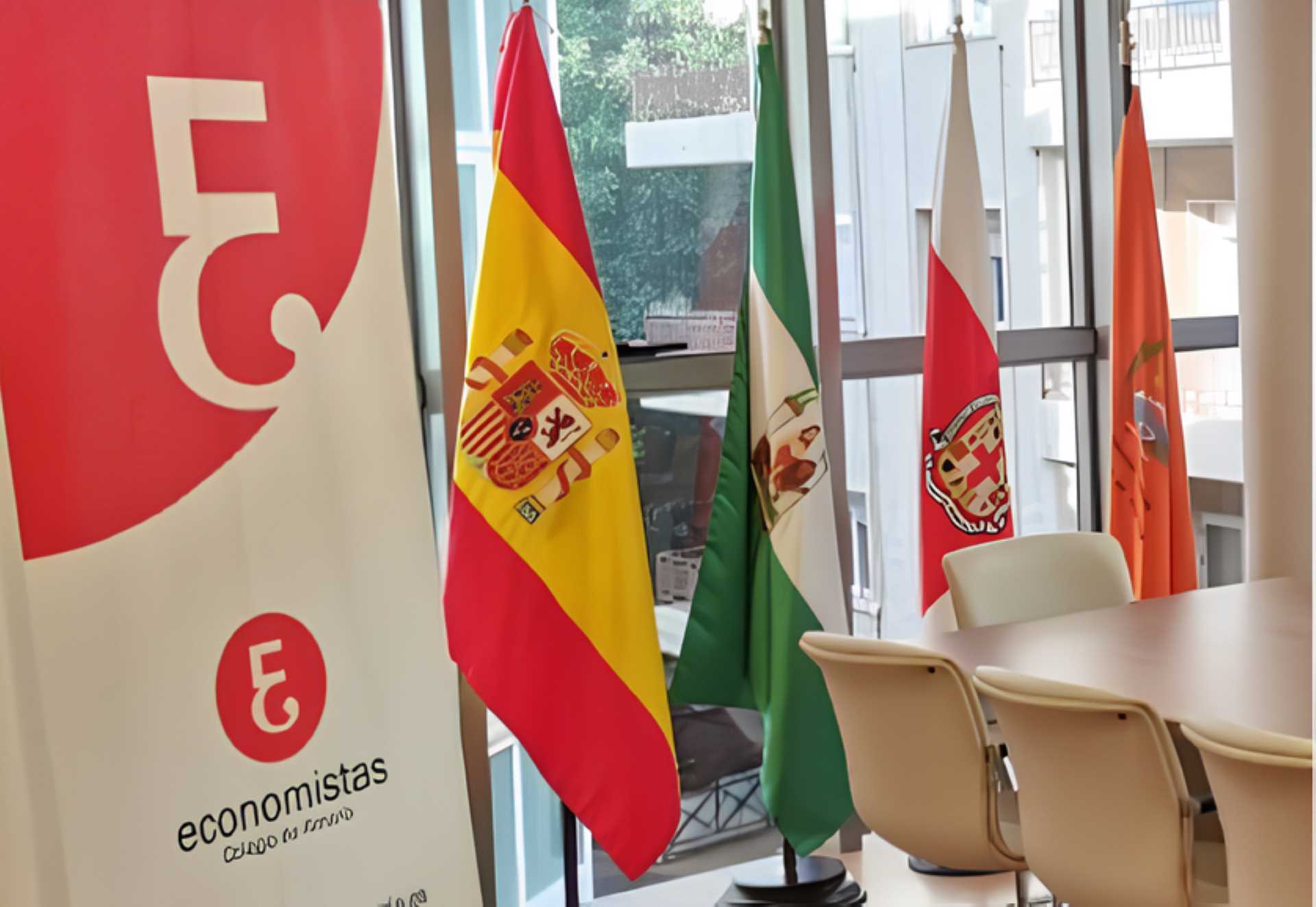Banderas institucionales Colegio de Economistas de Almería